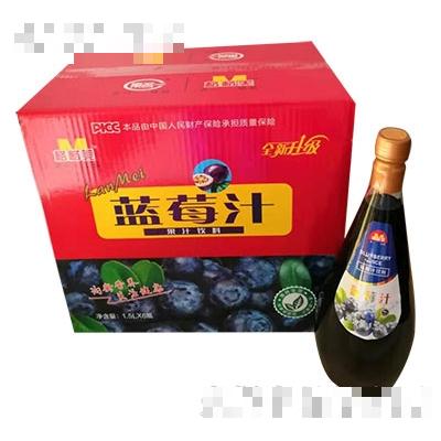 格格美藍(lán)莓汁飲料1.5Lx6瓶