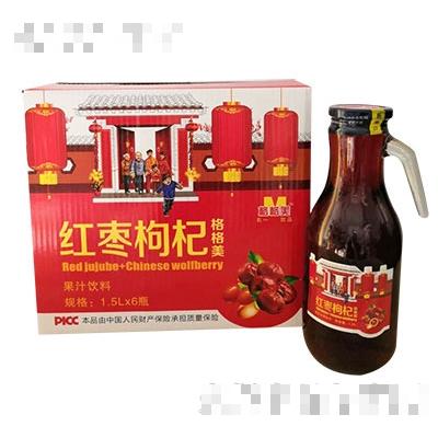 格格美紅棗枸杞果汁飲料1.5Lx6瓶