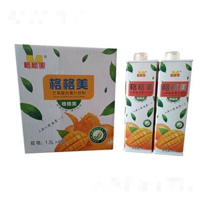 格格美芒果復(fù)合果汁飲料芒果汁招商