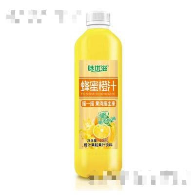 味優滋蜂蜜橙汁果汁飲料1.25L