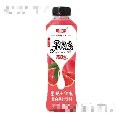 味優滋蜜桃+紅柚復合果汁飲料500ml