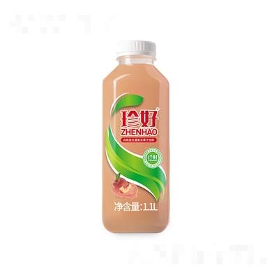 珍好益生菌白桃復(fù)合果汁飲料1.1L瓶裝