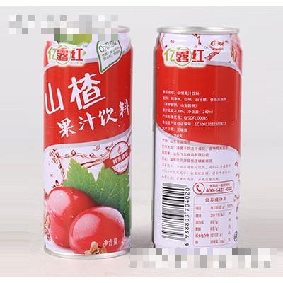 億露紅山楂果汁飲品242ml