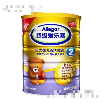 聰爾壯超級愛樂嘉較大嬰兒配方奶粉2段罐裝900g