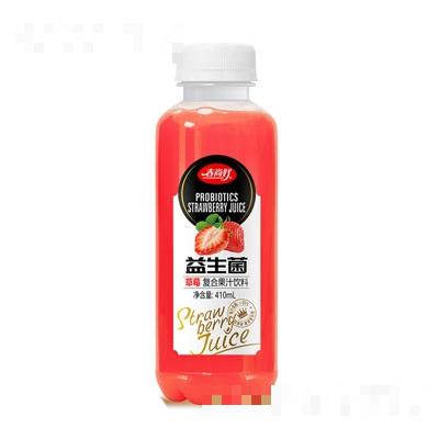 春尚好益生菌草莓復合果汁飲料410ml