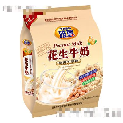 雅恩高鈣無蔗糖花生牛奶