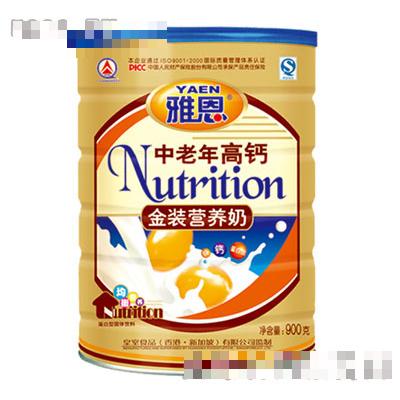 雅恩中老年高鈣營養(yǎng)奶900g