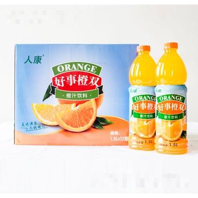 人康橙汁飲料1.5LX12