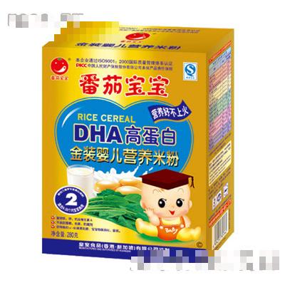 番茄寶寶DHA高蛋白金裝嬰兒營養米粉280g