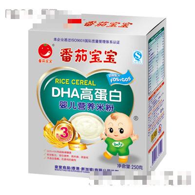 番茄寶寶DHA高蛋白嬰兒營(yíng)養(yǎng)米粉250g