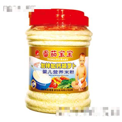 番茄寶寶加鋅加鈣胡蘿卜嬰兒營養米粉550g