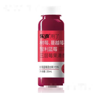 樂源壹品樹莓藍莓混合果汁255ml（瓶）
