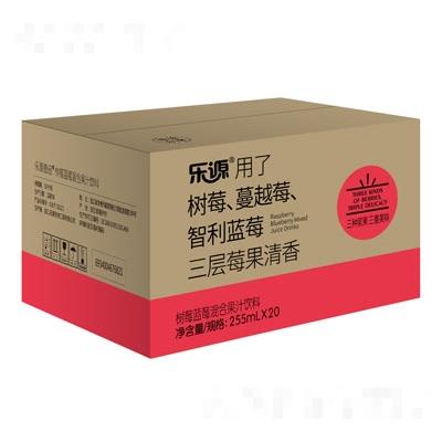 樂源壹品樹莓藍莓混合果汁255mlX20瓶