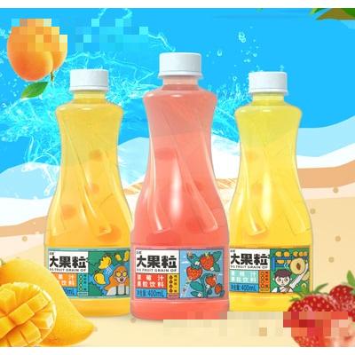 國傲大果粒果汁果粒飲料400ml系列