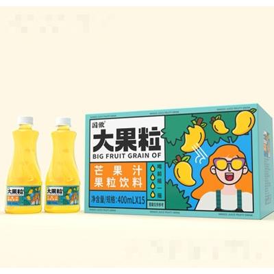 國傲大果粒芒果汁果粒飲料400mlX15瓶