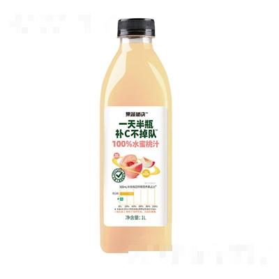 果秘秘訣水蜜桃汁1L