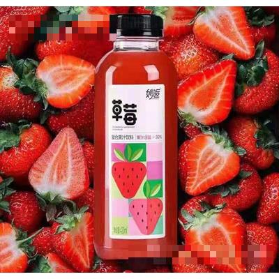 妙逅草莓復合果汁飲料420ml
