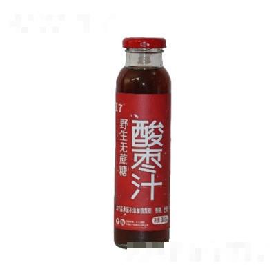 中丘紅玉酸棗紅了野生無糖酸棗汁飲料300ml