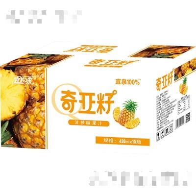 宜泉奇亞籽菠蘿味果汁430ml×15瓶
