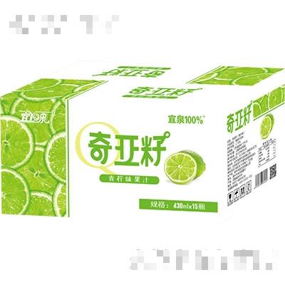 宜泉奇亞籽青檸味果汁430ml×15瓶