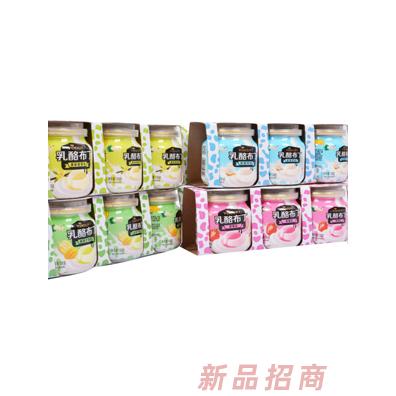 果不離乳酪布丁-四色