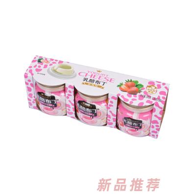 果不離乳酪布丁-草莓味