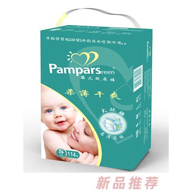 超能阿布柔薄干爽嬰兒紙尿褲S114