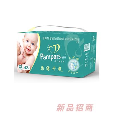 超能阿布柔薄干爽嬰兒紙尿褲XL42
