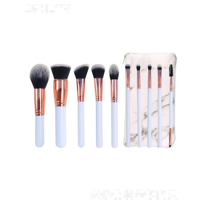 惠姿曼十支白色  實木柄超軟仿生毛化妝套   刷散粉刷彩妝工具
