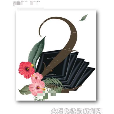 白芙美靚彩植物清透面膜