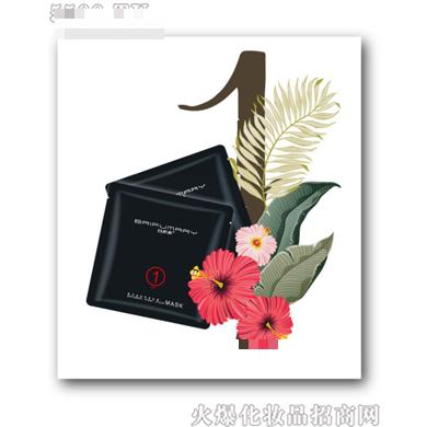 白芙美靚彩植物保濕面膜