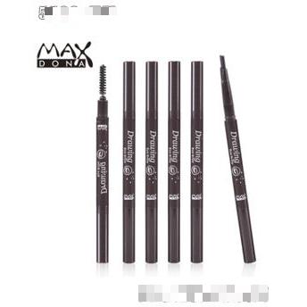 maxdona五色雙頭帶刷自動旋轉眉筆