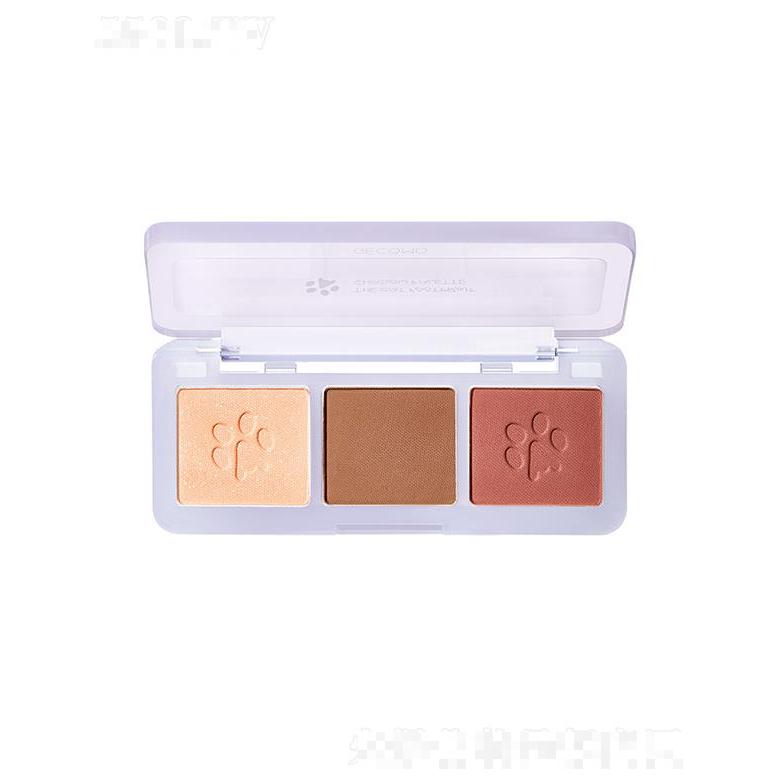 格蒙萌爪三色眼影盤