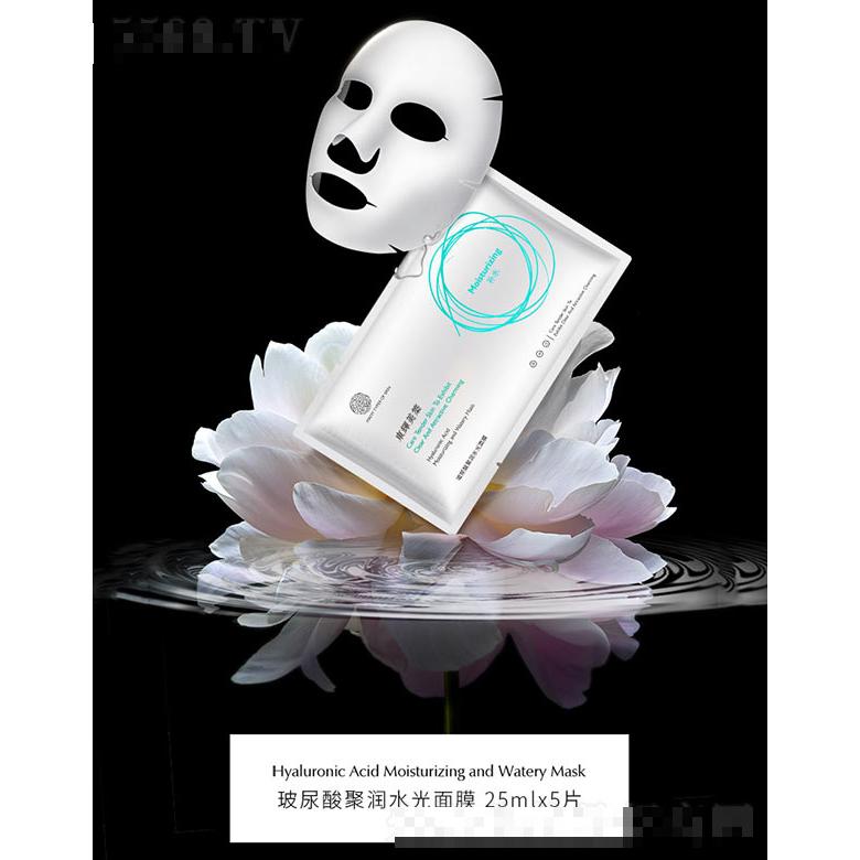 玻尿酸聚潤水光面膜 25ml*5片