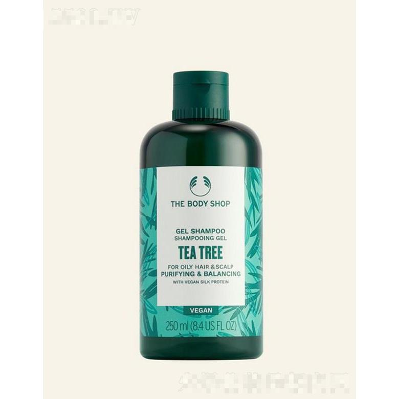 美體小鋪茶樹凈化控油洗發露 250ml凈化平衡油脂洗發水