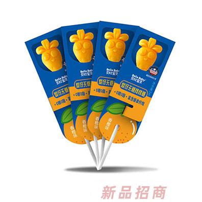 貝拉寶貝愛伢無糖棒棒糖 香橙味