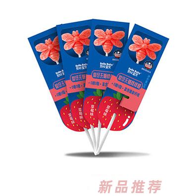 貝拉寶貝愛伢無糖棒棒糖 草莓味