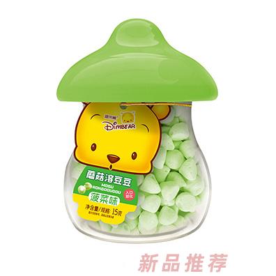 迪米熊蘑菇溶豆豆-菠菜味雨傘罐