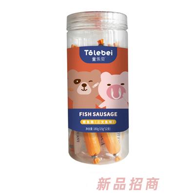 童樂貝15g三文魚蝦鱈魚玉米魚芝士魚腸多種口味兒童營養火腿腸