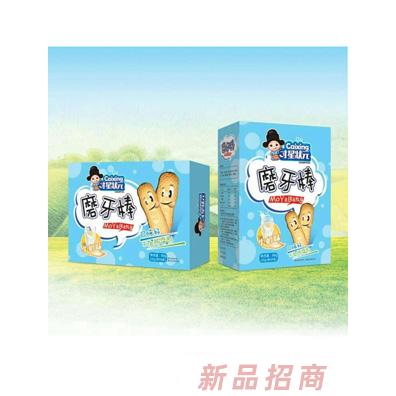 才星狀元牛奶味香橙味磨牙棒蛋奶原味小饅頭草莓味字母餅盒裝