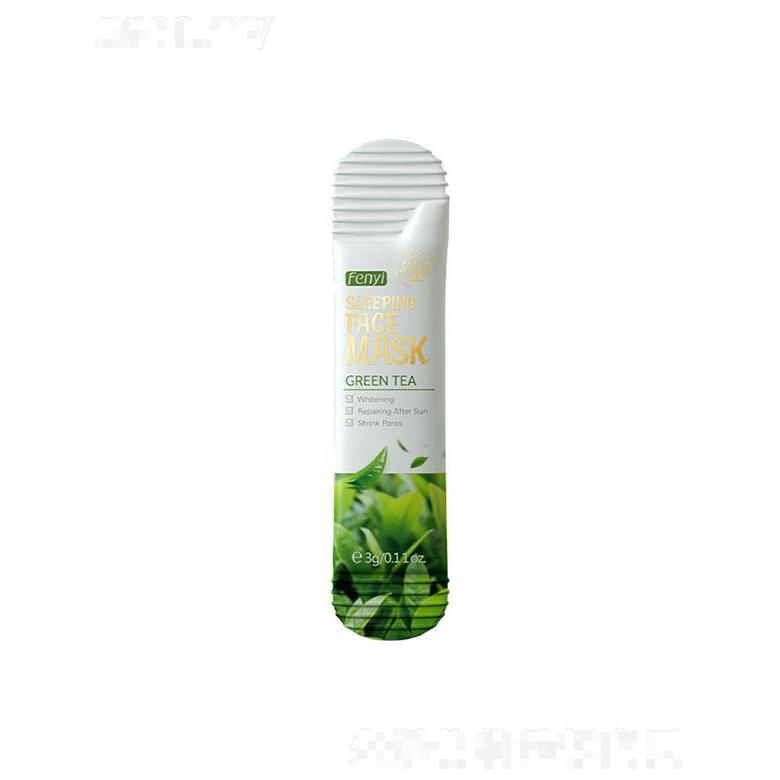 汕頭市威仕達  芬逸綠茶免洗睡眠面膜  3g單片裝   補水保濕