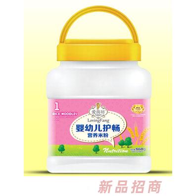 愛(ài)茵坊燕麥鈣鐵鋅淮山蓮子綠豆百合核桃加鈣護(hù)暢營(yíng)養(yǎng)米粉桶裝