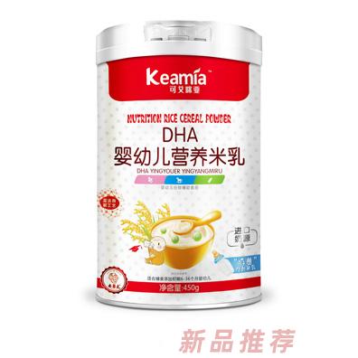 可艾咪亞益生元多維鈣鐵鋅多維水果繽紛DHA嬰幼兒營養米乳輔食450g招商