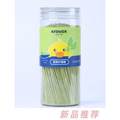 功夫小鴨菠菜火龍果南瓜果蔬纖細面兒童輔食200g