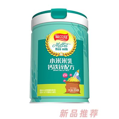 聰貝冠小米米乳-鈣鐵鋅配方罐裝