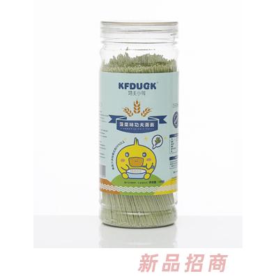 功夫小鴨菠菜番茄原味功夫蒸面兒童輔食小面條180g