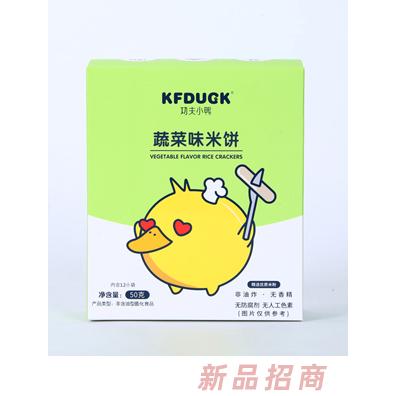 功夫小鴨蔬菜香蕉原味米餅多種果蔬口味兒童輔食50g
