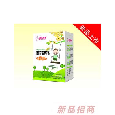 倍樂媽咪核桃蓮子鐵鋅鈣益生元嬰幼兒有機米營養米粉聽裝225g