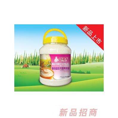 倍樂媽咪復(fù)合益生元果蔬多維核桃蓮子鐵鋅鈣營養(yǎng)米粉900g桶裝