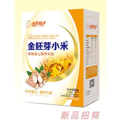 倍樂媽咪核桃淮山鐵鋅鈣五谷雜糧益生元金胚芽小米營養(yǎng)米粉盒裝